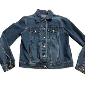 Vintage Izod Blue Jean Jacket, Vintage Denim Jacket, Small